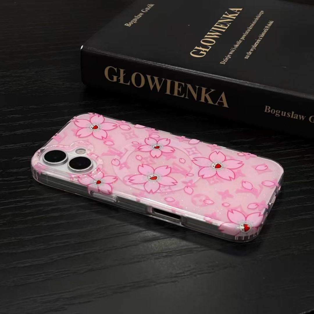 HypedEffects louis vuitton Cherry Blossom Monogram iPhone Case