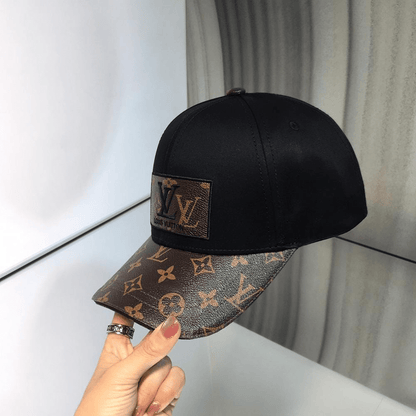 HypedEffects louis vuitton Classic Black & Brown Cap - Monogram Signature Design