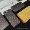 HypedEffects Louis Vuitton Classic Monogram iPhone Cases with Gold Branding