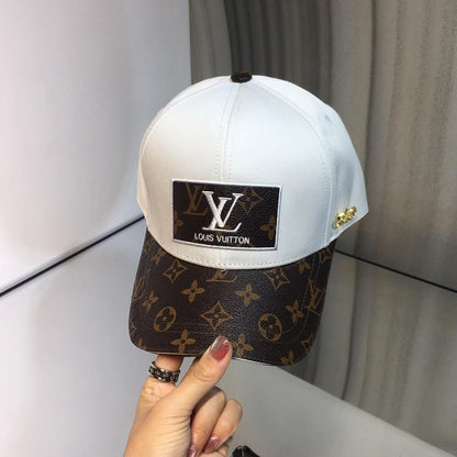 HypedEffects louis vuitton Elegant White & Brown Cap for Men | Men Cap's