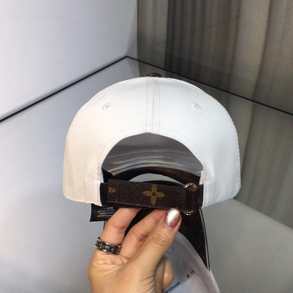 HypedEffects louis vuitton Elegant White & Brown Cap for Men | Men Cap's