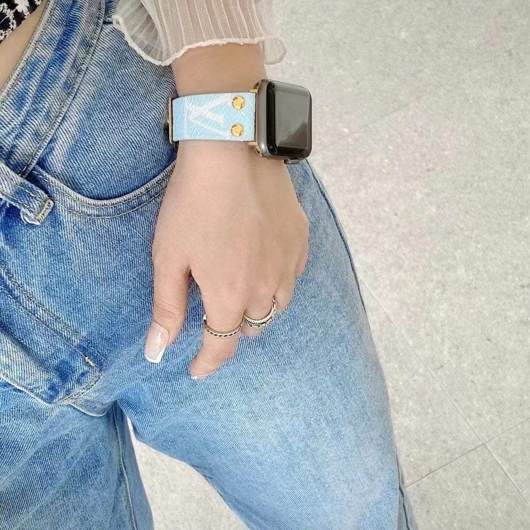 HypedEffects louis vuitton Exotic Leather Watch Band 38/40/41/42/44/45/49 mm