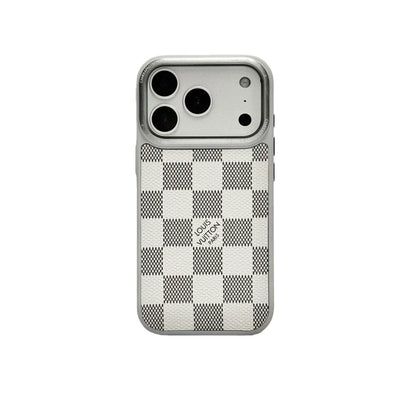 HypedEffects louis vuitton Iconic Monogram and Damier Case Luxury Edition for iPhone 14 to 17 Pro Max