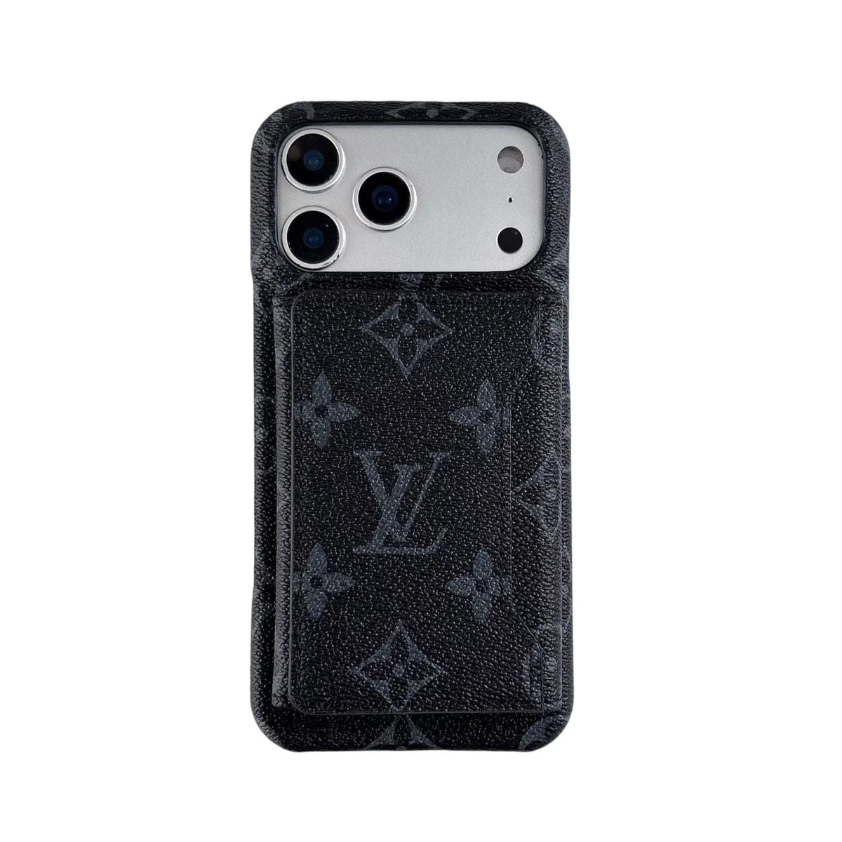 HypedEffects louis vuitton Iconic Monogram Card Holder Case for iPhone 13 to 17 Pro Max