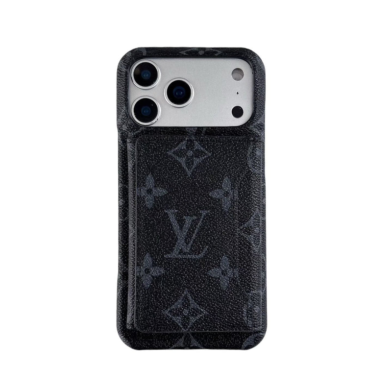 HypedEffects louis vuitton Iconic Monogram Card Holder Case for iPhone 13 to 17 Pro Max