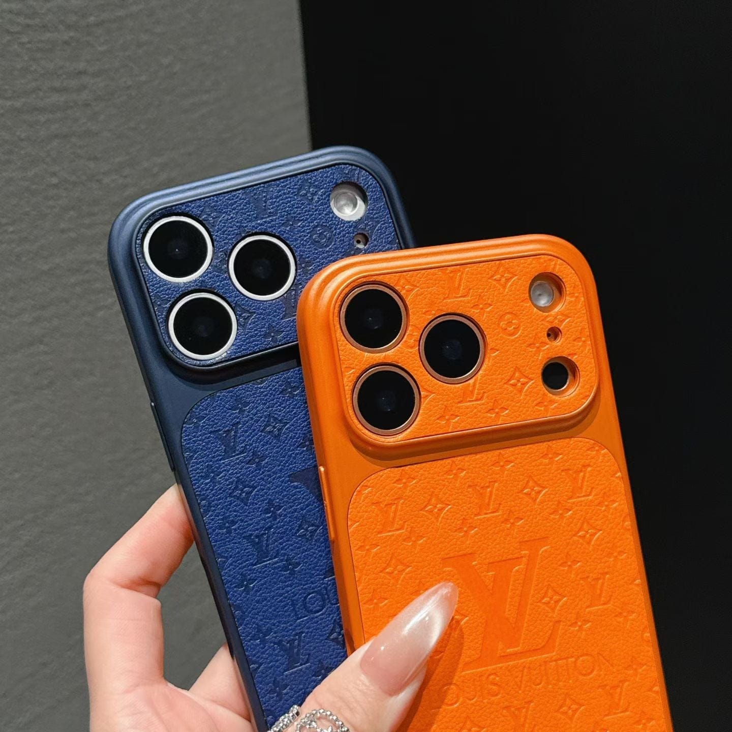 HypedEffects louis vuitton Inspired Leather Phone Case for iPhone 14 to iPhone 17 Pro Max
