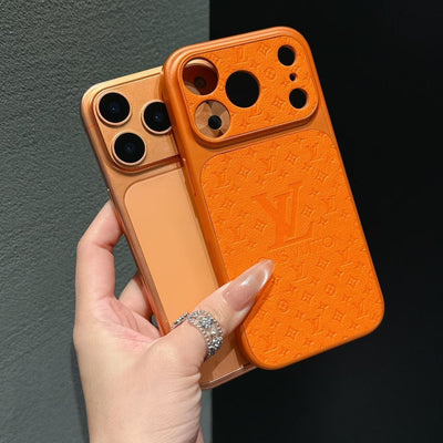 HypedEffects louis vuitton Inspired Leather Phone Case for iPhone 14 to iPhone 17 Pro Max