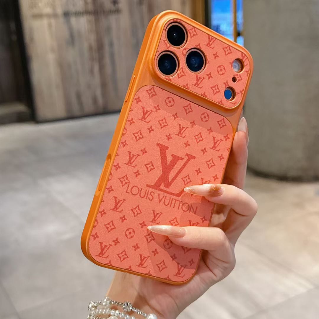 HypedEffects louis vuitton Inspired Monogram Phone Case for iPhone 14 to iPhone 17 Pro Max