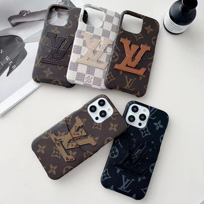 HypedEffects Louis Vuitton iPhone 15 Card Holder Case | Embrace Practical Elegance