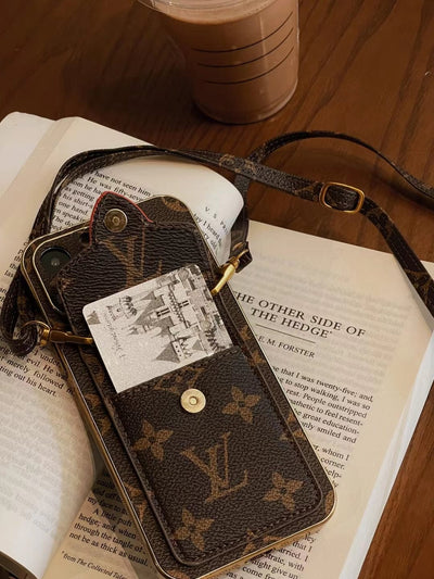 HypedEffects louis vuitton iPhone 15 Wallet Case Style and Protection