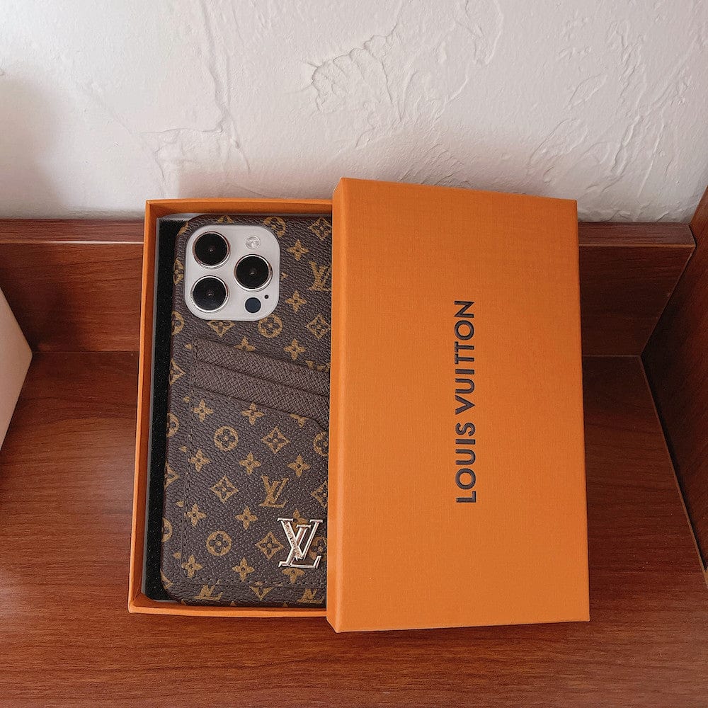 HypedEffects louis vuitton iPhone 17 Cases with Extra Pouch - New Edition