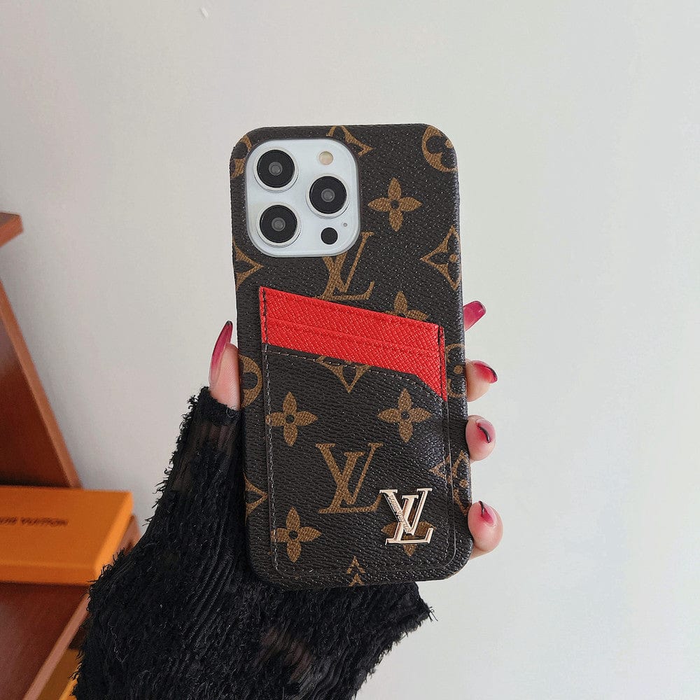 HypedEffects louis vuitton iPhone 17 Cases with Extra Pouch - New Edition