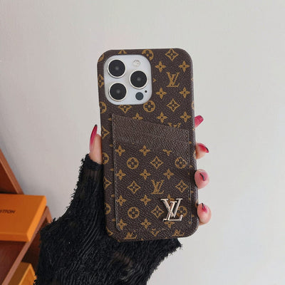 HypedEffects louis vuitton iPhone 17 Cases with Extra Pouch - New Edition