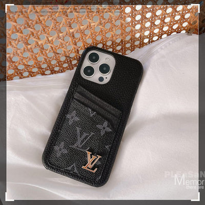 HypedEffects louis vuitton iPhone 17 Cases with Extra Pouch - Timeless Luxury