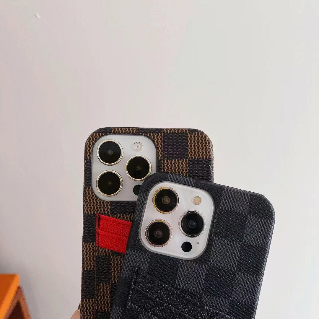 HypedEffects louis vuitton iPhone 17 Cover Case With Credit Card Slot