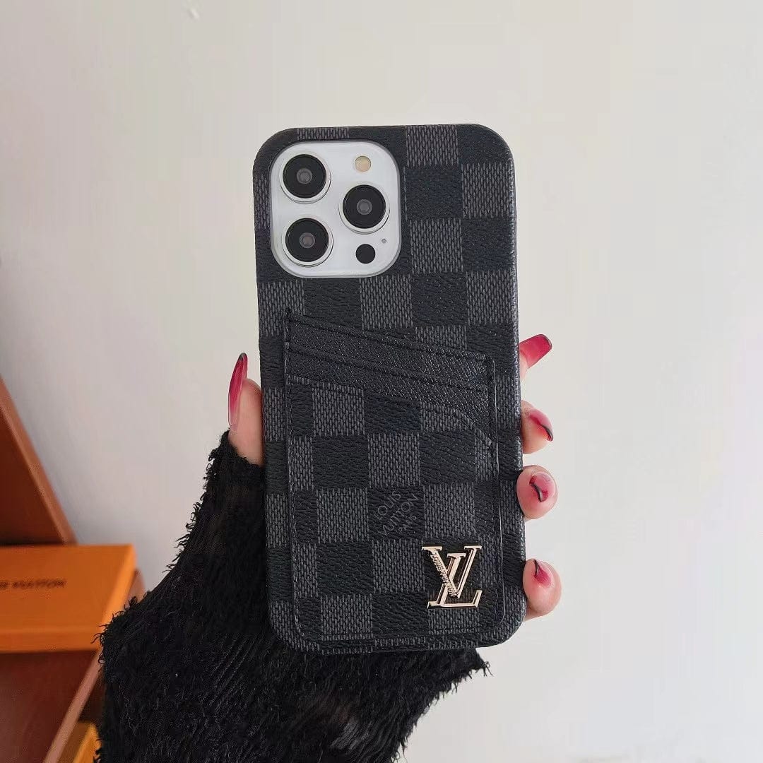 HypedEffects louis vuitton iPhone 17 Cover Case With Credit Card Slot