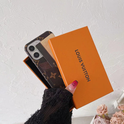 HypedEffects louis vuitton iPhone 17 Cover Case With Credit Card Slot
