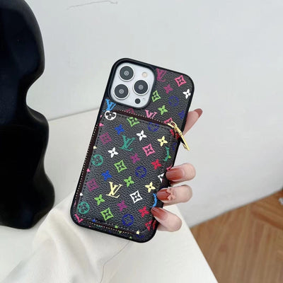 HypedEffects louis vuitton iPhone 17 Wallet Case | iPhone 17 Back Pocket Case
