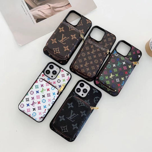 HypedEffects louis vuitton iPhone 17 Wallet Case | iPhone 17 Back Pocket Case