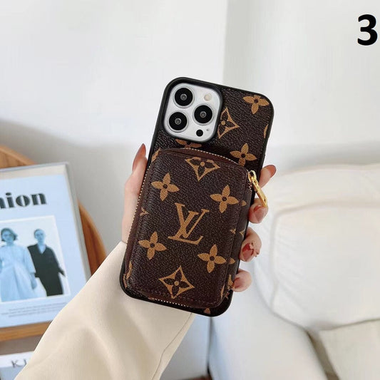 HypedEffects louis vuitton iPhone 17 Wallet Case | iPhone 17 Back Pocket Case