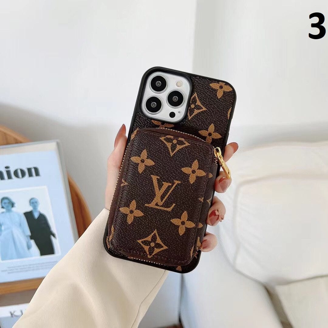 HypedEffects louis vuitton iPhone 17 Wallet Case | iPhone 17 Back Pocket Case