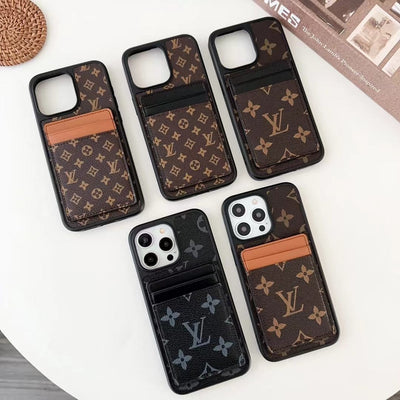 HypedEffects Louis Vuitton iPhone Cover with Colorful Card Holder