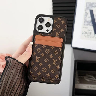 HypedEffects Louis Vuitton iPhone Cover with Colorful Card Holder