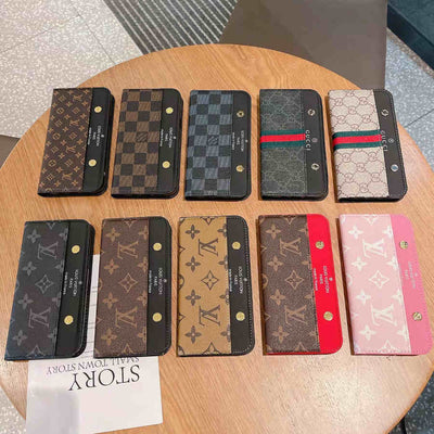 HypedEffects Louis Vuitton Leather Wallet for iPhone