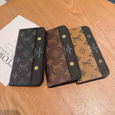 HypedEffects Louis Vuitton Leather Wallet for iPhone