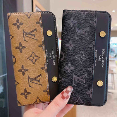 HypedEffects Louis Vuitton Leather Wallet for iPhone