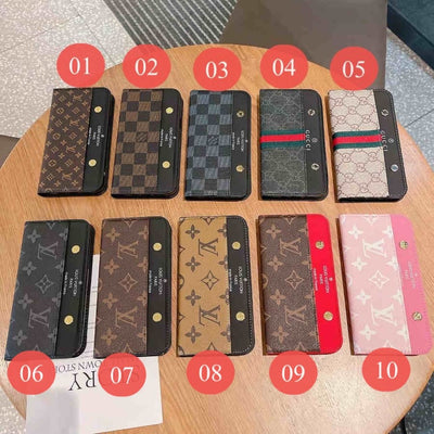 HypedEffects Louis Vuitton Leather Wallet for iPhone