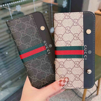 HypedEffects Louis Vuitton Leather Wallet for iPhone