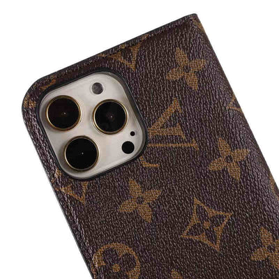 HypedEffects Louis Vuitton Leather Wallet for iPhone