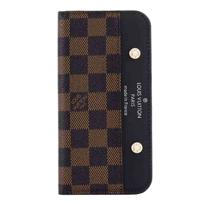 HypedEffects Louis Vuitton Leather Wallet for iPhone