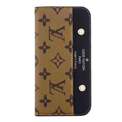 HypedEffects Louis Vuitton Leather Wallet for iPhone