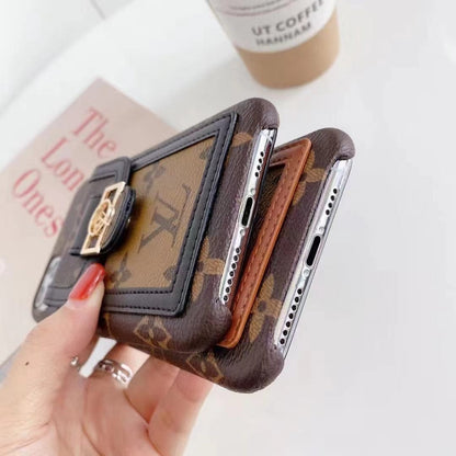HypedEffects louis vuitton Luxury iPhone 17 Wallet Case: A Touch of Refined Elegance