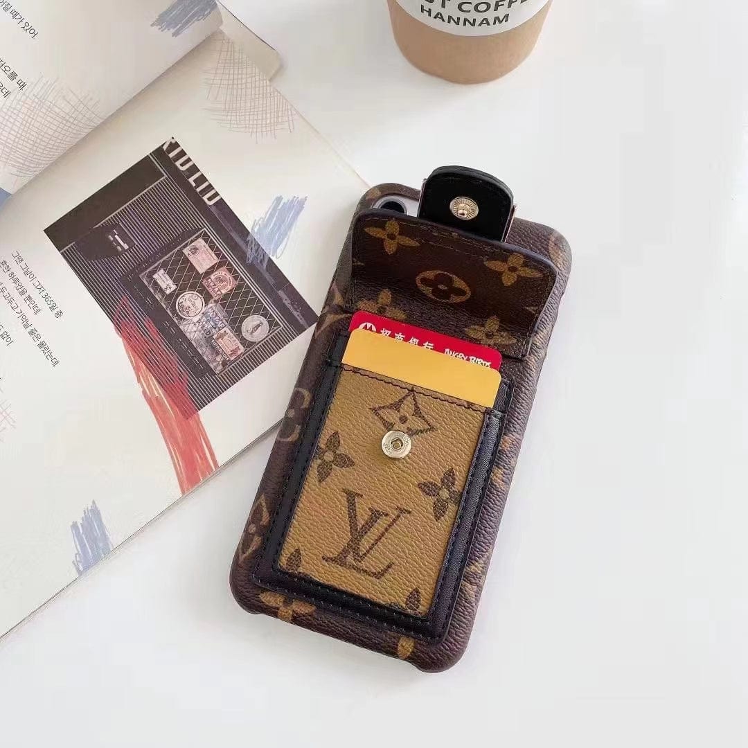 HypedEffects louis vuitton Luxury iPhone 17 Wallet Case: A Touch of Refined Elegance