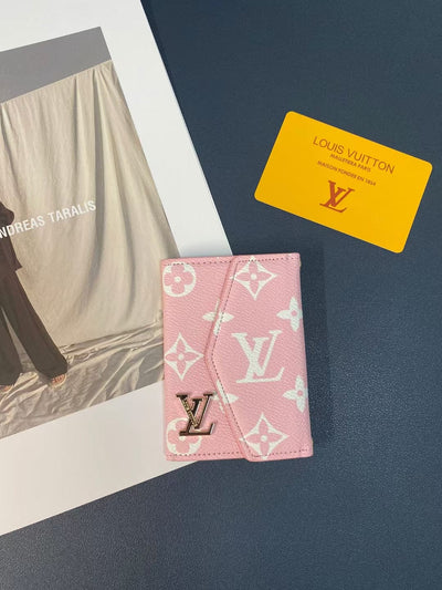 HypedEffects Louis Vuitton Monogram and Checkered Credit Card Holders wallet with LV Logo