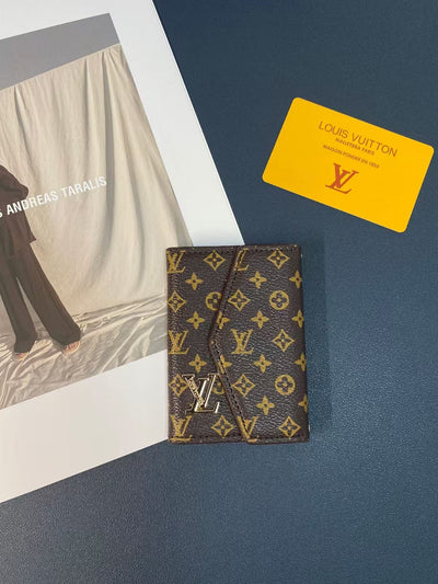 HypedEffects Louis Vuitton Monogram and Checkered Credit Card Holders wallet with LV Logo