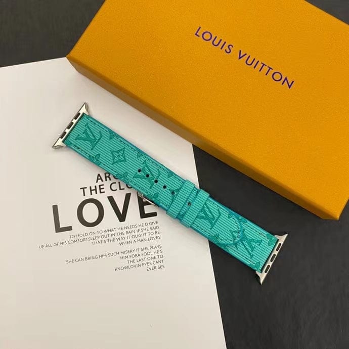 HypedEffects louis vuitton Monogram Embossed Apple Watch Bands