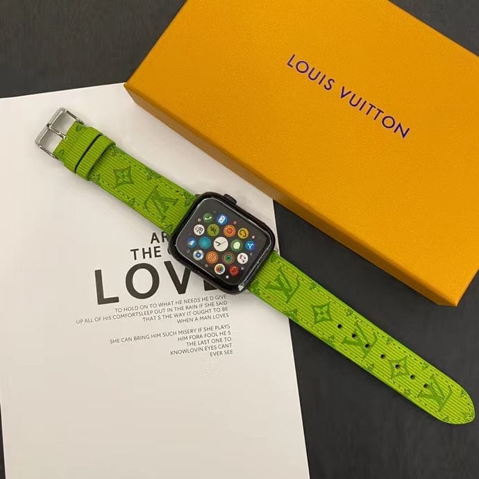 HypedEffects louis vuitton Monogram Embossed Apple Watch Bands