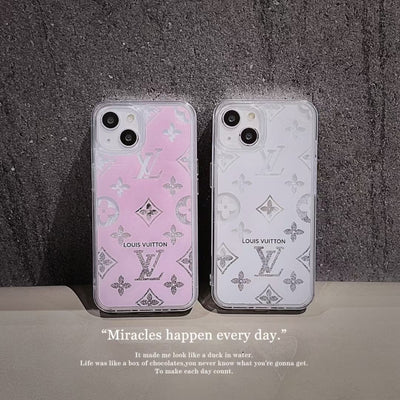 HypedEffects Louis Vuitton Monogram Glitter iPhone Cases