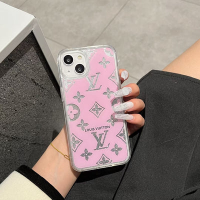 HypedEffects Louis Vuitton Monogram Glitter iPhone Cases