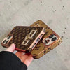 HypedEffects Louis Vuitton Monogram iPhone 15 Case with Golden Louis Vuitton Inlay