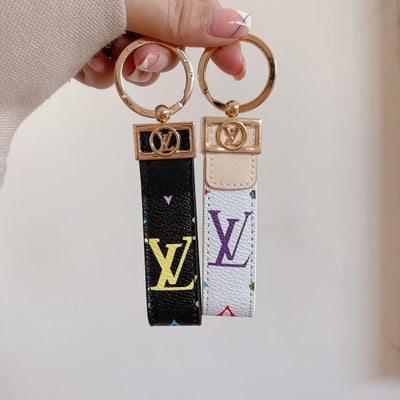 HypedEffects Louis Vuitton Monogram Key Holders with Gold Ring | LV Keychain