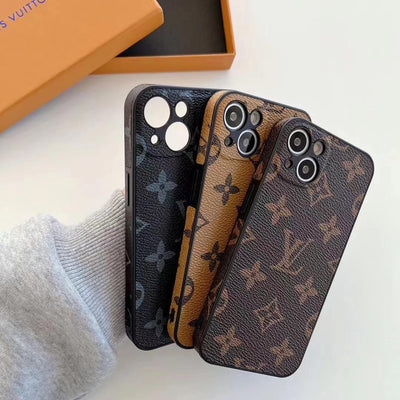 HypedEffects louis vuitton Monogram Leather iPhone Cases - Available for iPhone 11 to iPhone 15