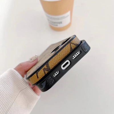 HypedEffects louis vuitton Monogram Leather iPhone Cases - Available for iPhone 11 to iPhone 15