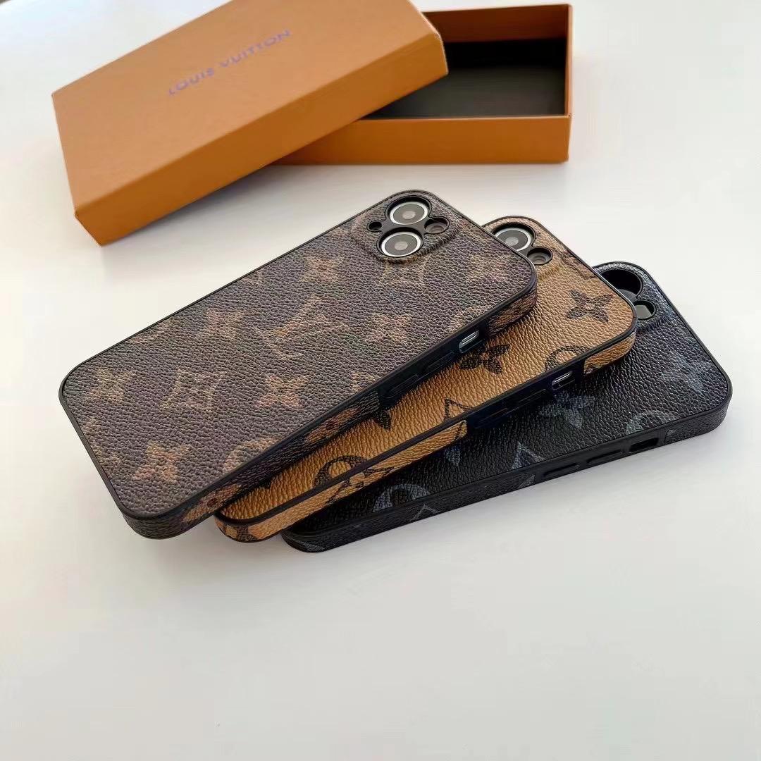 HypedEffects louis vuitton Monogram Leather iPhone Cases - Available for iPhone 11 to iPhone 15