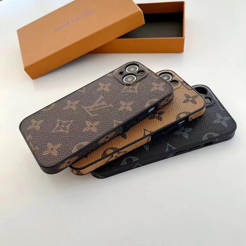 HypedEffects louis vuitton Monogram Leather iPhone Cases - Available for iPhone 11 to iPhone 15