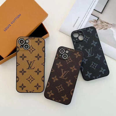 HypedEffects louis vuitton Monogram Leather iPhone Cases - Available for iPhone 11 to iPhone 15
